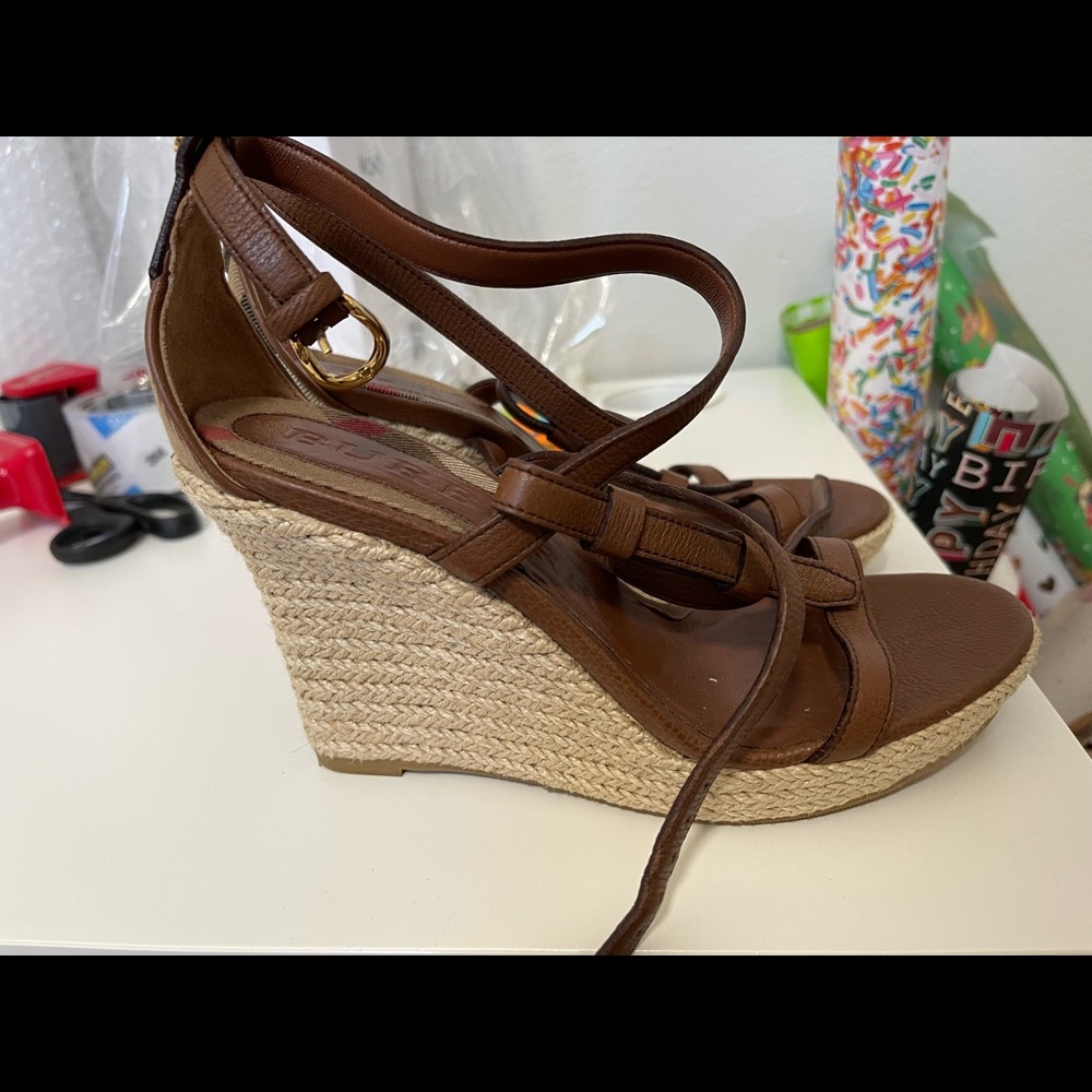 Burberry Women’s Wedge Sandals